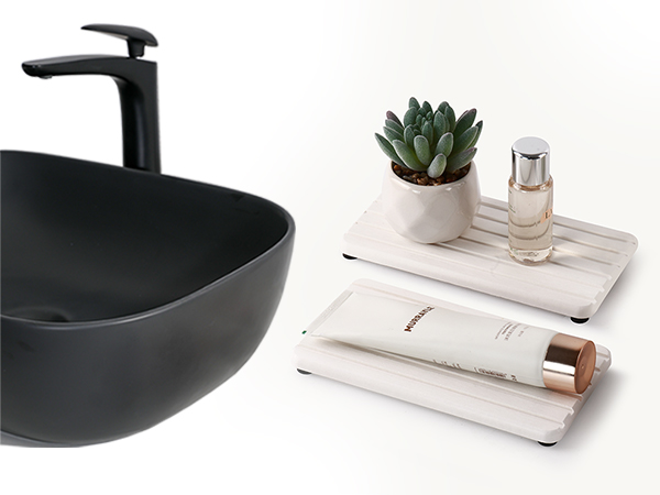 water absorbing stone tray for sink