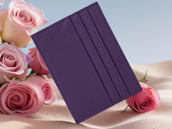 Small Genuine Leather Card Holder