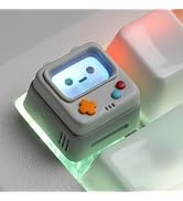 ULTRAEQUIP Artisan Keycaps, Cute Retro Game Consoler-Shpaed Keycap, Shine Through Resin Handmade,...