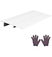 VEVOR Door Threshold Ramp 2‘’ Rise Aluminum Alloy Threshold Ramp Rated 800 lbs Load Capacity, Han...