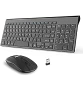 LeadsaiL Wireless Keyboard and Mouse Combo Wireless Mouse and Keyboards Cordless USB Computer Key...