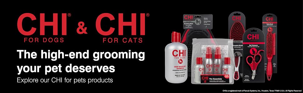 Chi for Dogs & Chi for Cats high-end grooming products