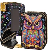 Miss Adola Credit Card Holder for Women - RFID Women Wallet Leather Card Wallet for Ladies Girls ...
