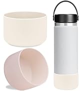 LUCKINEE 2pc Protective Silicone Boot Bumper for Hydro Flask Wide Mouth 32oz 40oz Flask, Silicone...