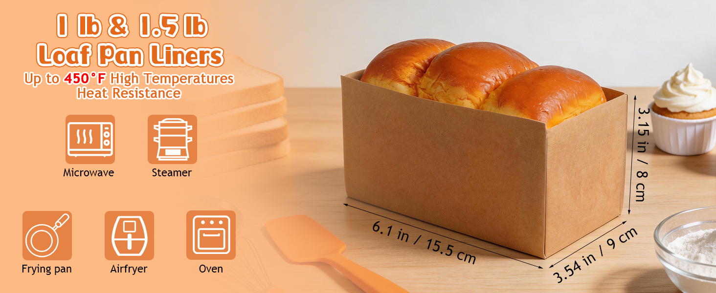 bread pan liners parchment
