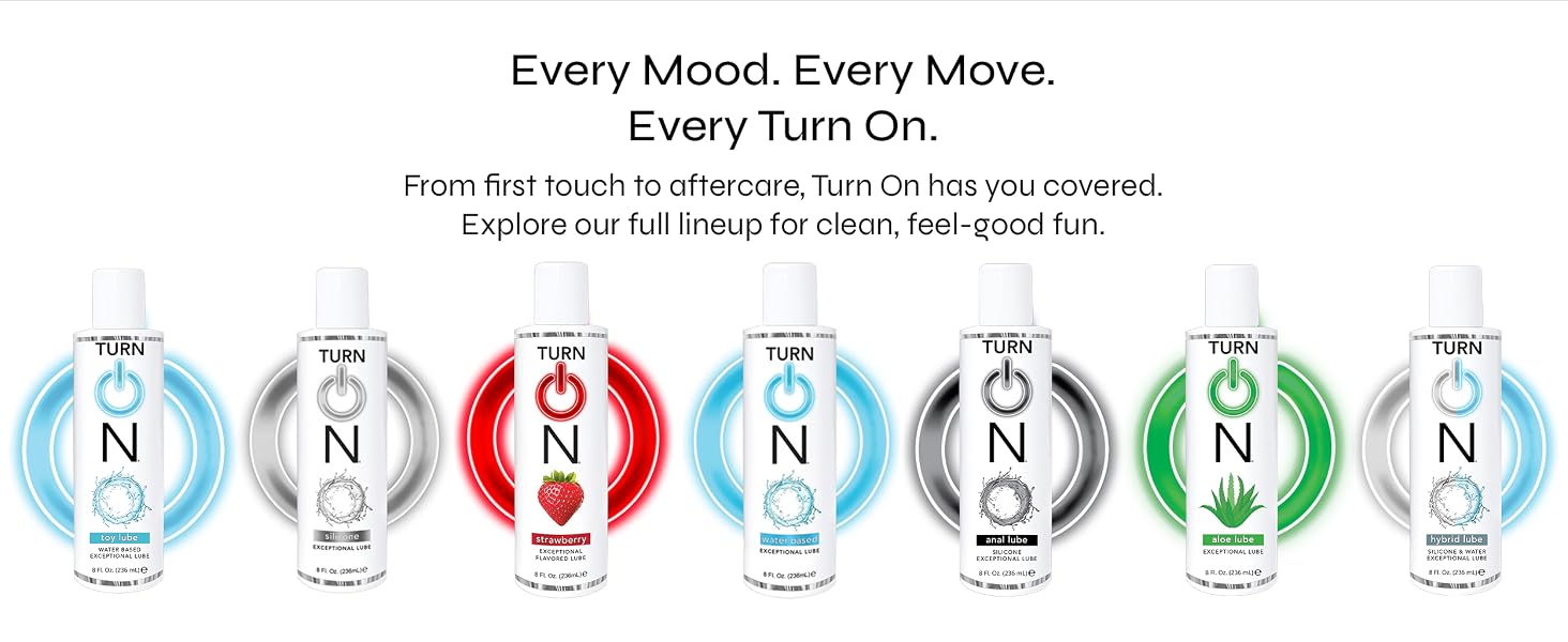 Turn On Personal Lubricants and Toy Cleaners