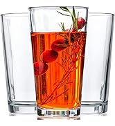 Drinking Glasses - Set of 10-16oz. Margarita Glass Cups - Dishwasher Safe Cocktail Clear Heavy Ba...