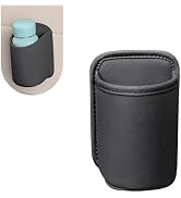 Pniwuno Car Cup Holder, Waterproof Leather Car Door Cup Holder, Clip-On Back Seat Storage Bag & T...