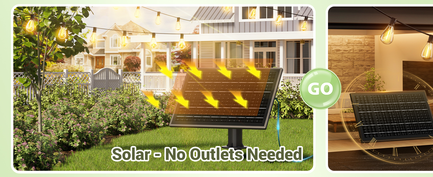 No outlet needed