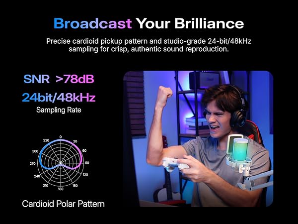 clear voice gaming microphone