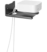 Heavy Duty Steel Floating Shelves, Wall Mounted Shelves for Mini Speaker,Mini Cable Box, Space-Sa...