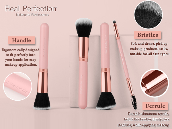 Makeup Brush Set 16 Pcs Foundation Powder Concealers Eyeshadow Makeup Brushes Make up Brushes