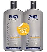 Dr. Fischer Nourishing Platinum Shampoo for Men & Women with Gray/White/Colored hair - TWIN PACK ...