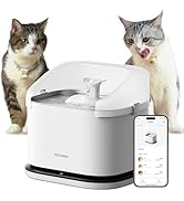 PETLIBRO RFID Multi Cats Water Fountain with Cat Recognition & Hydration Monitoring, Pump-Free Au...