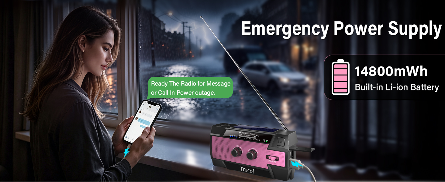Emergency phone charging