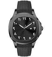 Gosasa Men's Arabic Numeral Quartz Watch, 30M Water Resistant, 1.65" Case | Luminous Hands And Da...