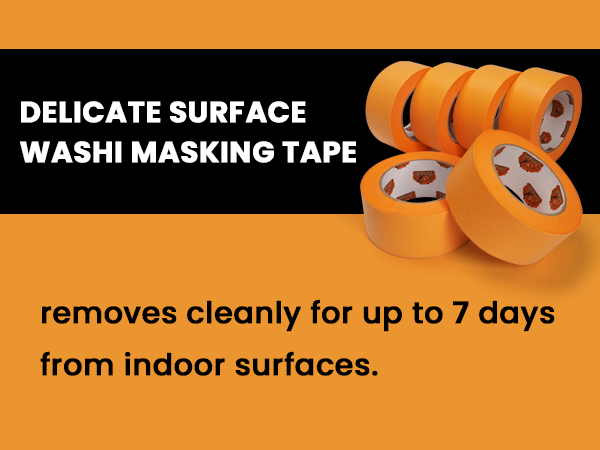 orange washi tape