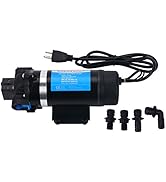 Amarine Made AC 110V Self Priming Water Pressure Pump,Fresh Water Washdown Pump 160PSI/11bar 7LPM...