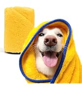 PETHROOM Ultra Absorbent Pet Towel | Quick-Drying, Soft Microfiber Dog & Cat Bath Towel | Lightwe...