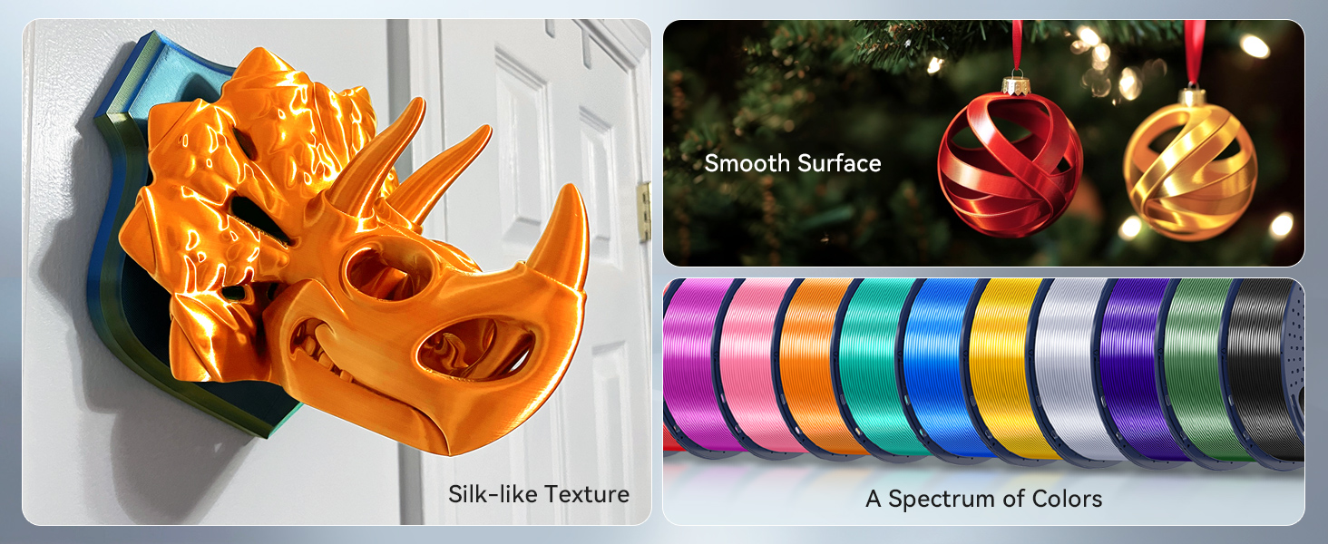 SUNLU SILK PLA 3D Printer Filament 1.75mm