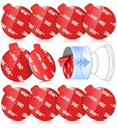 10 Pcs 3M Sticky Pads for Pops Socket Base: 1.38" Round Strong Adhesive Replacement Double Sided ...