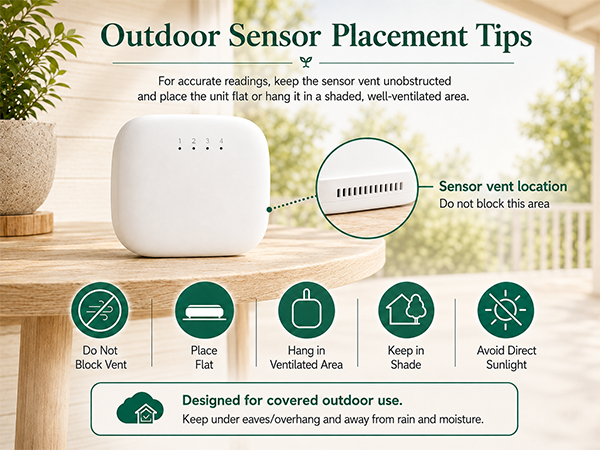 Outdoor Sensor Placement Tips