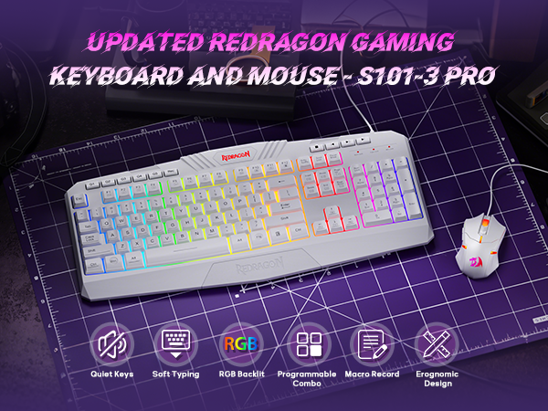 gaming keyboard and mouse