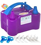 YEPVIE Balloon Pump Electric, Professional Balloon Inflator with 8 Balloon Arch Kits, 2 Working M...