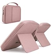 BTFLKNS Women & Girls Bible Cover with Book Stand,Pink 300D Canvas Design Bible Tote Bag, Bible C...
