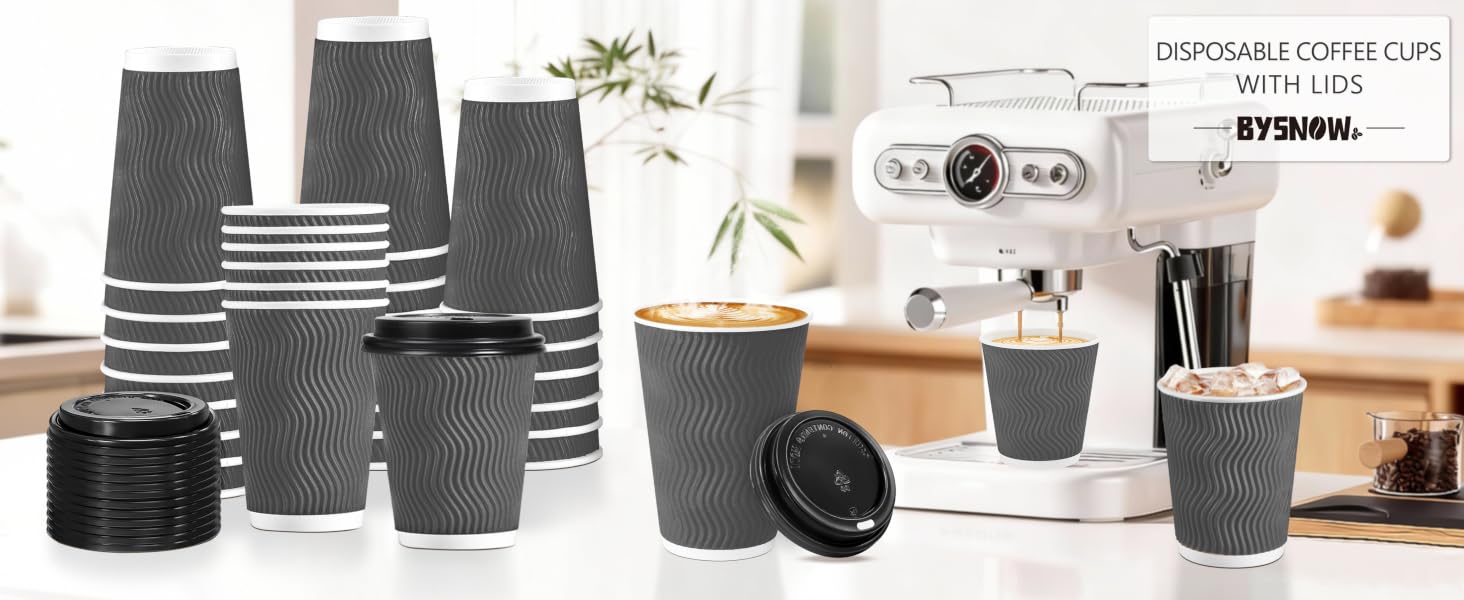 coffee cups with lids