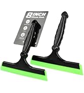 EHDIS 2PCS Flexible 8-Inch Silicone Squeegee Window Tint Tool Auto Water Blade, Shower Squeegee f...