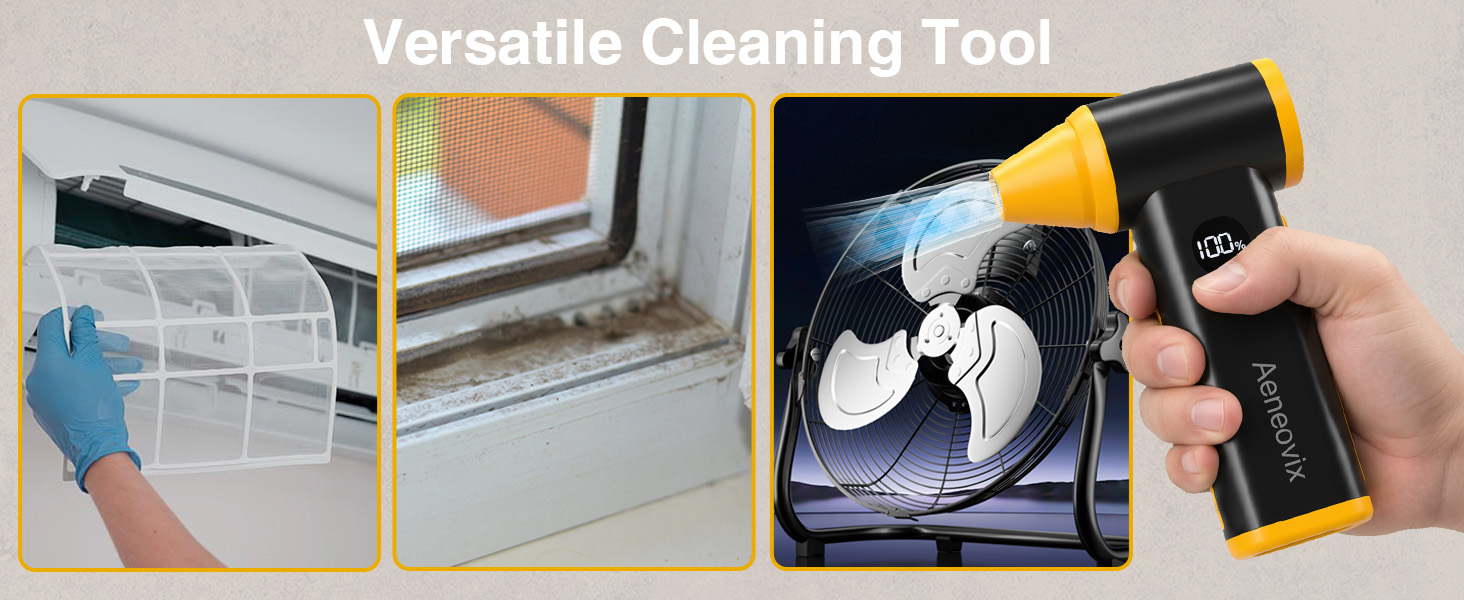 electric compressed air duster powerful air duster cordless air duster