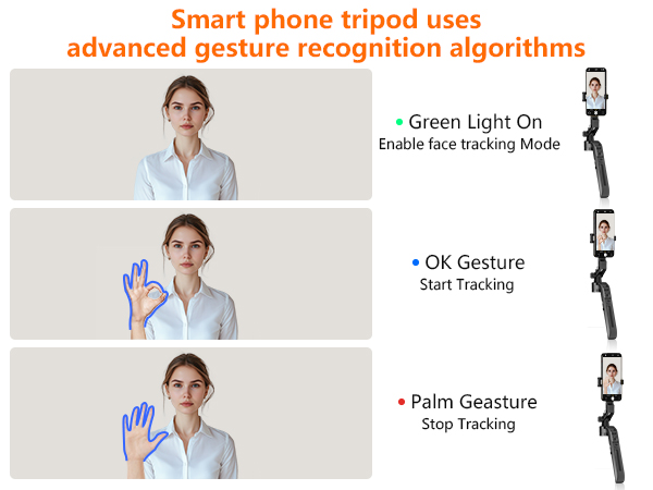 face tracking tripod for iphone