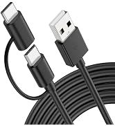 2in1 Tablet Charger Cord Replacement for All s Kindle Fire HD 6 7 8 10, Kids E-Reader, Oasi...