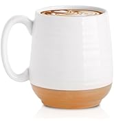Hasense Large Coffee Mug with Handle, 20 oz Ceramic Coffee Tea Cup for Men and Women, White Soup ...