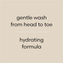 gentle wash from head to toe