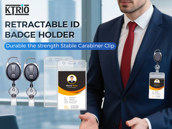 retractable badge holders