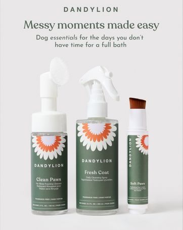 Dandylion essentials for the days you don't have time for a full bath