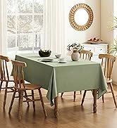 sage green tablecloth