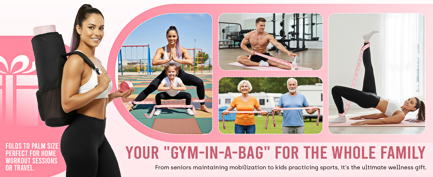 yoga straps for stretching