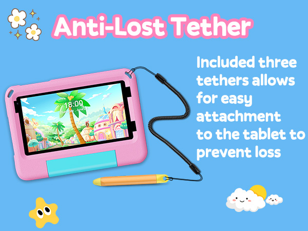 kid stylus with tether