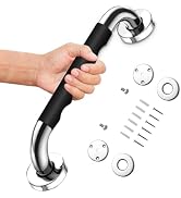 NSXAYIWE 12 Inch Grab Bars for Bathtubs and Showers, Anti Slip Shower Grab Bars for Seniors Wall,...