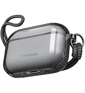 TORRAS A3 Neo for AirPods Pro 3 Case with Lanyard, 3rd Generation, Black | Anti-Yellowing Soft TP...