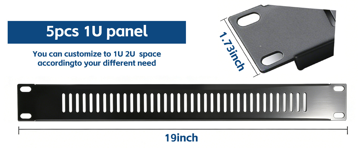 1U Blank Panel
