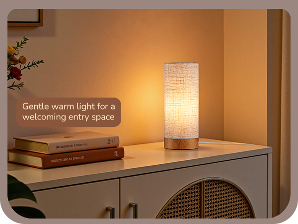 WARM LIGHT ENTRY TABLE LAMP