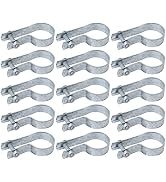 VIVIDA 2-3/8" Tension Band for Chain Link Fence, Galvanized Tension Bands for 2-3/8" OD Pipe, Cha...