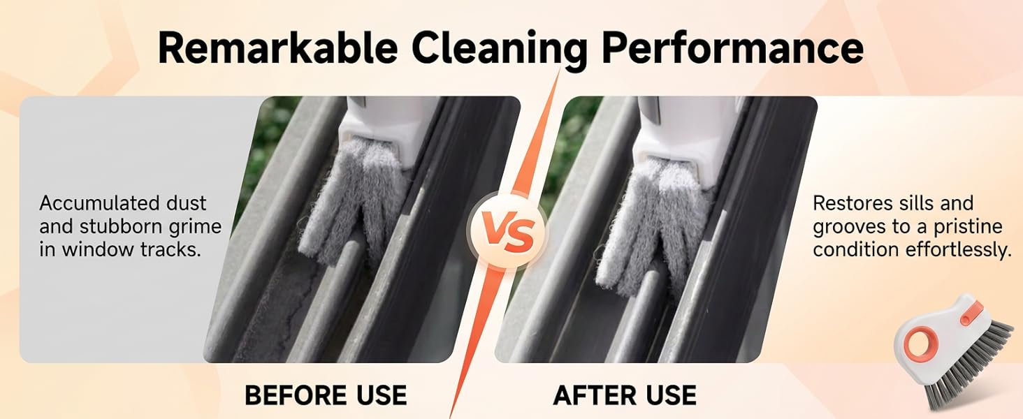 2 in 1 Window Track Cleaner