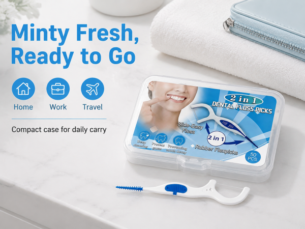 Dental Floss Picks Interdental Brushes