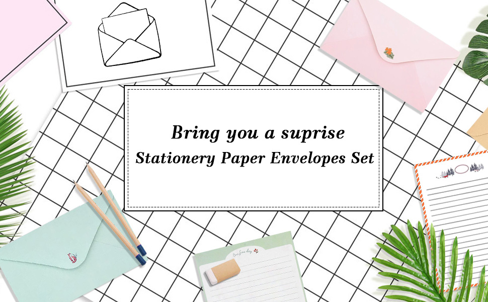 Stationery Paper Envelopes Set