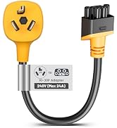 MECMO NEMA 10-30 Adapter for Tesla Gen 2 Mobile Charger, 24 Amp 240V, 10-30P Smart Adapters for P...